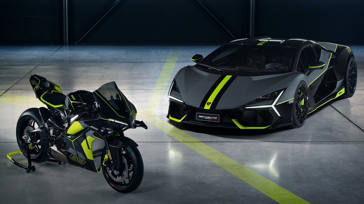 DucatiMotor's tweet image. When two iconic 'Motor Valley' brands with a shared passion for performance and Italian excellence unite, the result is the Panigale V4 Lamborghini. A collector’s masterpiece and 'Made in Italy' ambassador. 🇮🇹🤝

Ducat.it/Ducati
 
#Ducati #PanigaleV4Lamborghini