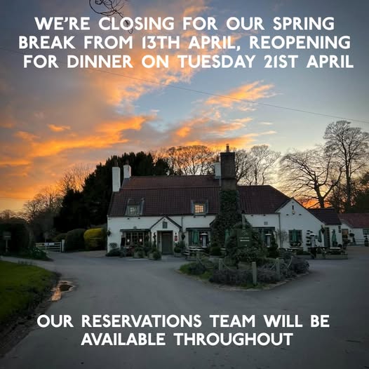 pipeandglass's tweet image. We're closing for a few days after the weekend for our team to recharge before a busy summer season. We look forward to welcoming you back for dinner on Tuesday 21st April.
#pipeandglass #michelinstar #restandrecharge