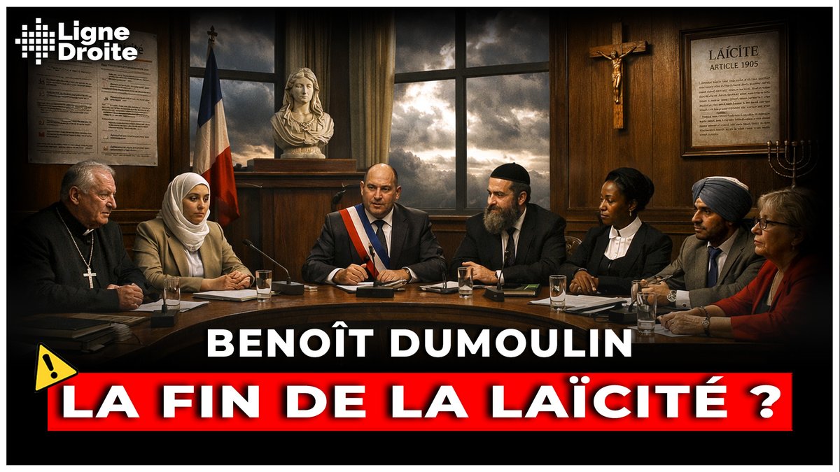 Ligne__Droite's tweet photo. 🤜 La laïcité française est-elle devenue inutile face à l’islam ?
🗣️ @BenoitDumoulin, auteur de "Quelle laïcité pour demain ?" aux éditions Boleine
Entretien complet :
👉 https://t.co/DL2YhEq2yJ
🎙️ Avec @RicharddeSeze sur @radiocourtoisie https://t.co/ZKbAPjk6c4