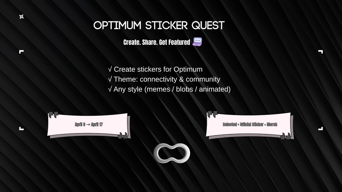 Optimum Sticker Quest Just Dropped @get_optimum launched a community ...