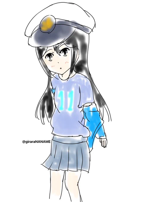 過去絵 オリジナル提督ちゃん 他人にみせたら良い反応だったので