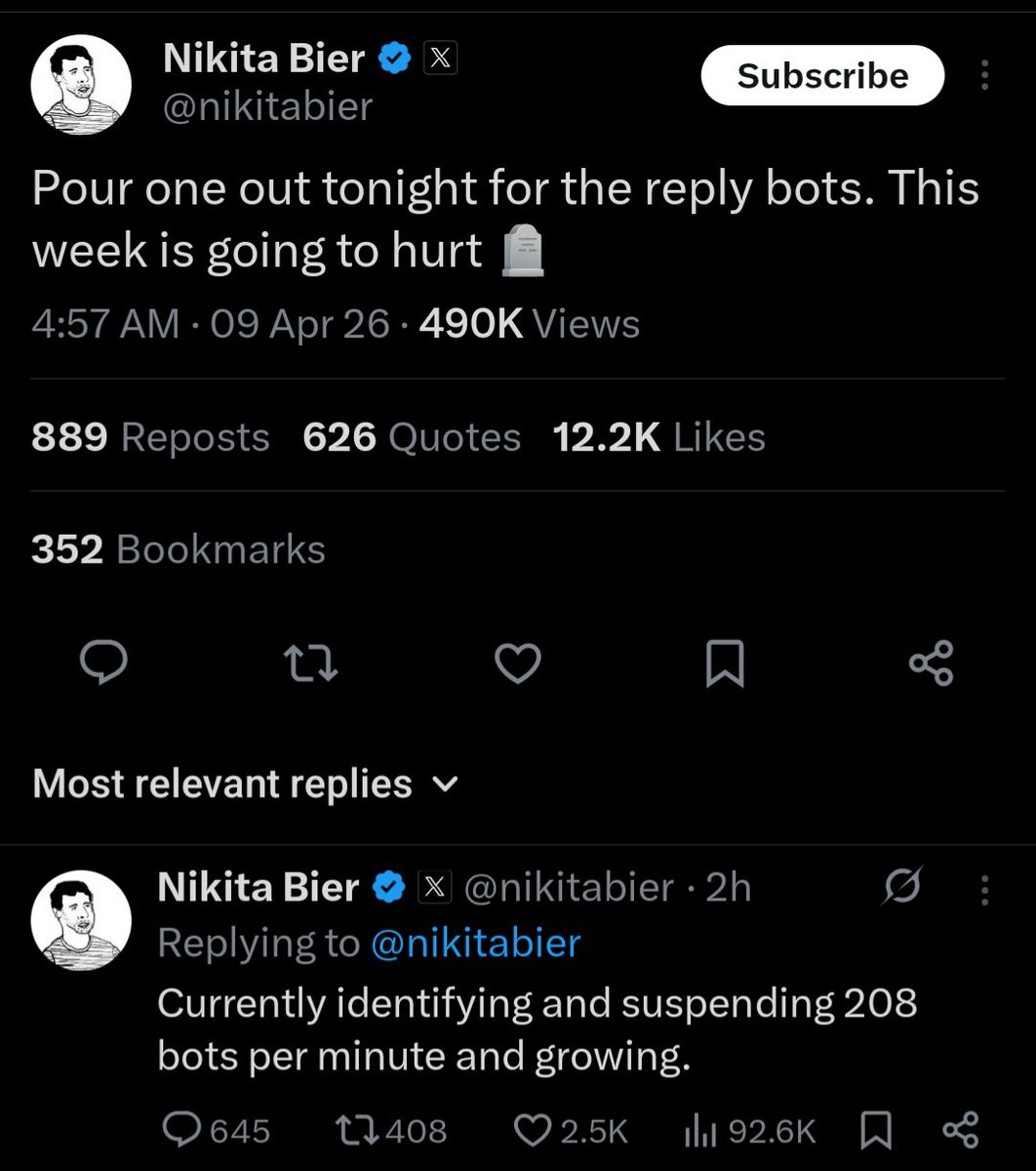 CaraxesTG's tweet photo. X is currently on suspension spree, especially targeting reply bots and repetitive spam.

That sudden drop in followers? This might be why

This week is already hitting a lot of accounts… and it’s probably not over yet.

Stay safe 👀 https://t.co/B4LvKfRWaJ