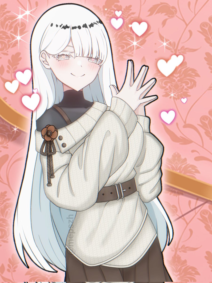 Mepszh's tweet photo. feeling lovely today, what about you? how's your day?

#originalcharacter #originalcharacterart 
#artmoots #artwork #artshare https://t.co/YUVcB1BnRO