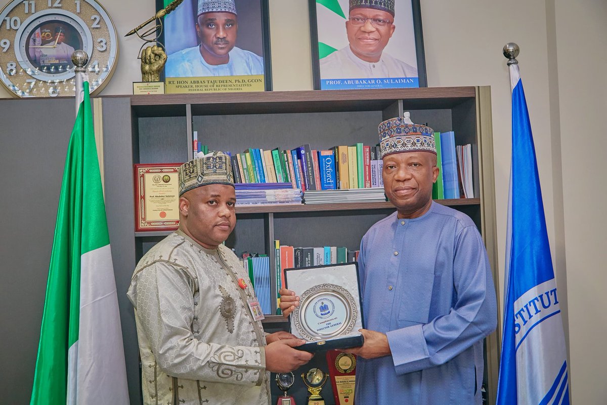 nildsnigeria's tweet photo. On Wednesday, 8th April 2026, a delegation from the Jigawa State Public Complaints and Anti-Corruption Commission, led by its Head of Delegation, Mr. Hassan Hashim paid a courtesy visit to the Director General of National Institute for Legislative and Democratic Studies, NILDS, https://t.co/UGIHmXGnCE
