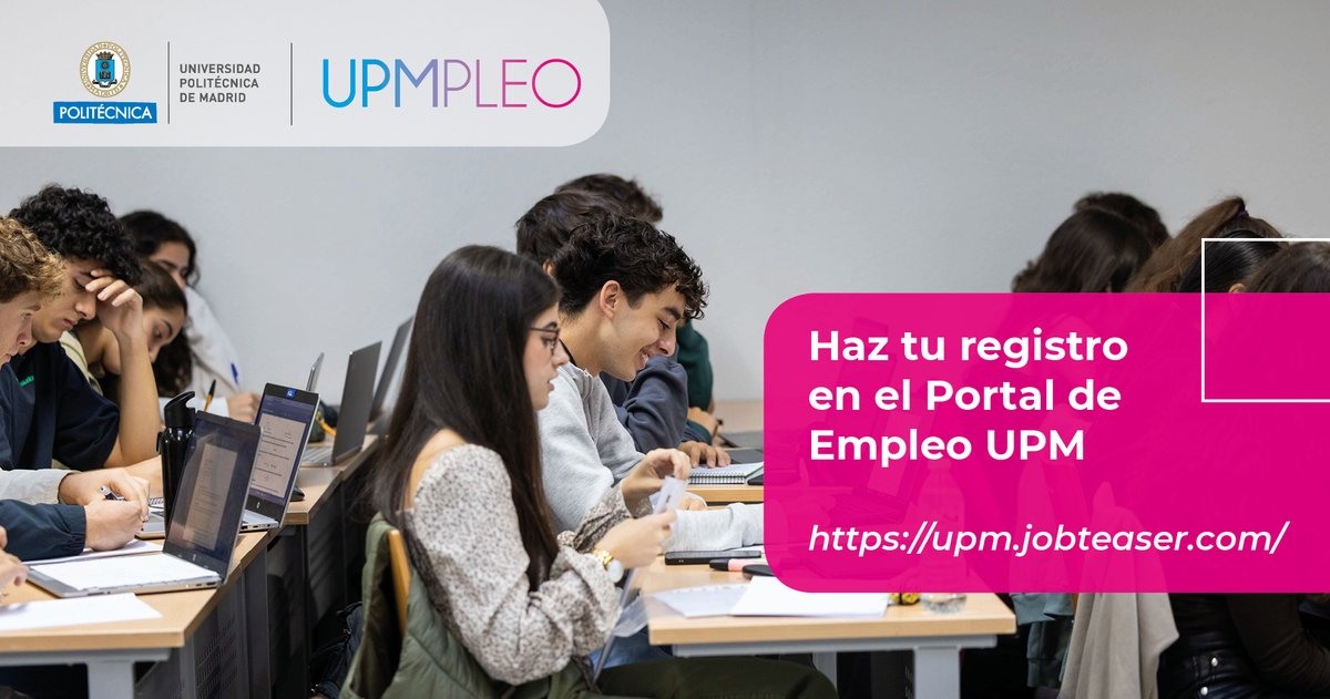 UPMPLEO's tweet photo. 💼 Oportunidades de empleo

➡️ Ayuntamiento de Madrid, INGENIERO DE CAMINOS, CANALES Y PUERTOS e INGENIERO INDUSTRIAL

➡️  Comunidad de Madrid, bolsa de empleo MAESTROS EDUCACIÓN FÍSICA

Accede a la plataforma de empleo UPM 🔗https://t.co/G5IDDaPHRI

#upmpleo #EmpleoUPM #somosUPM https://t.co/9RpTotYSvY