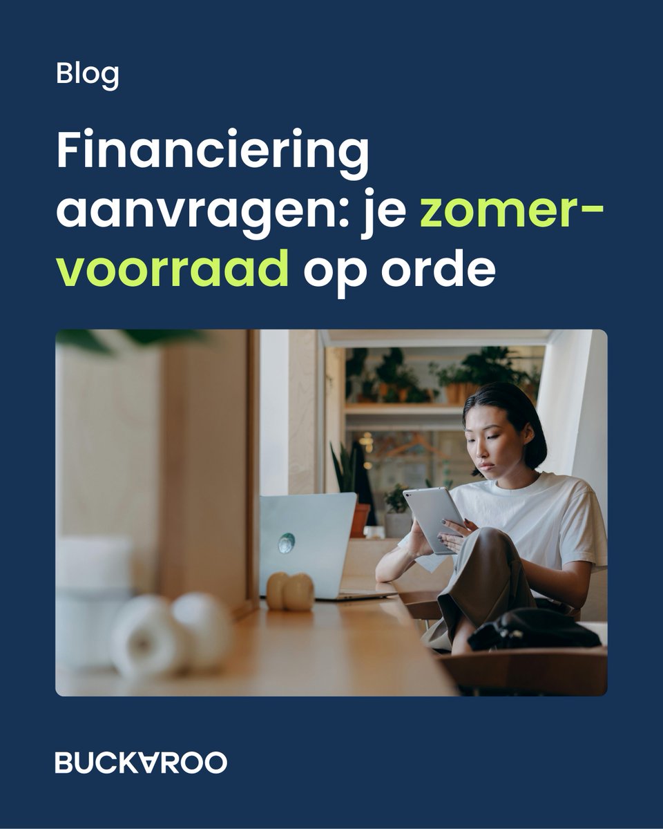 BuckarooBV's tweet image. De zomerpiek start eerder dan je denkt 📦

Wie nu plant, voorkomt last-minute keuzes en houdt grip op cashflow en voorraad ✅

Een zakelijke financiering van YouLend kan daarbij helpen 💡

buckaroo.nl/blogs/op-tijd-…

#Buckaroo #PayingAttention #YouLend