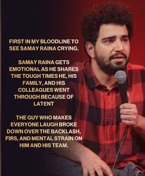 ACMASubham's tweet photo. Samay Raina - An average Comedian with Bad Acting skills
He tried too hard to act like an victim and gain sympathy
He used everything but i hope only his 16 yr old Army will be impressed 
The only Funniest thing was that he called his Bullshit Vulgar Comedy as Revolution 🤦🤦 https://t.co/J9htQyUsvw