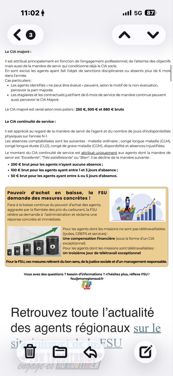 FSU Conseil Régional SUD tweet media