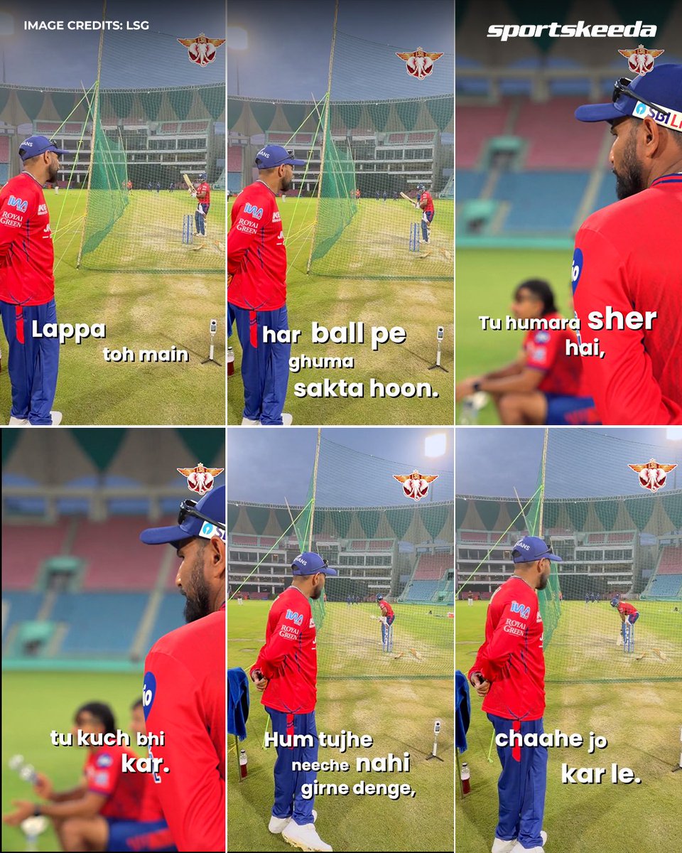Sportskeeda's tweet image. A wholesome moment as Mohammad Shami lifts Rishabh Pant’s spirits during practice! 🥹❤️

#IPL2026 #KKRvLSG #Kolkata #Sportskeeda