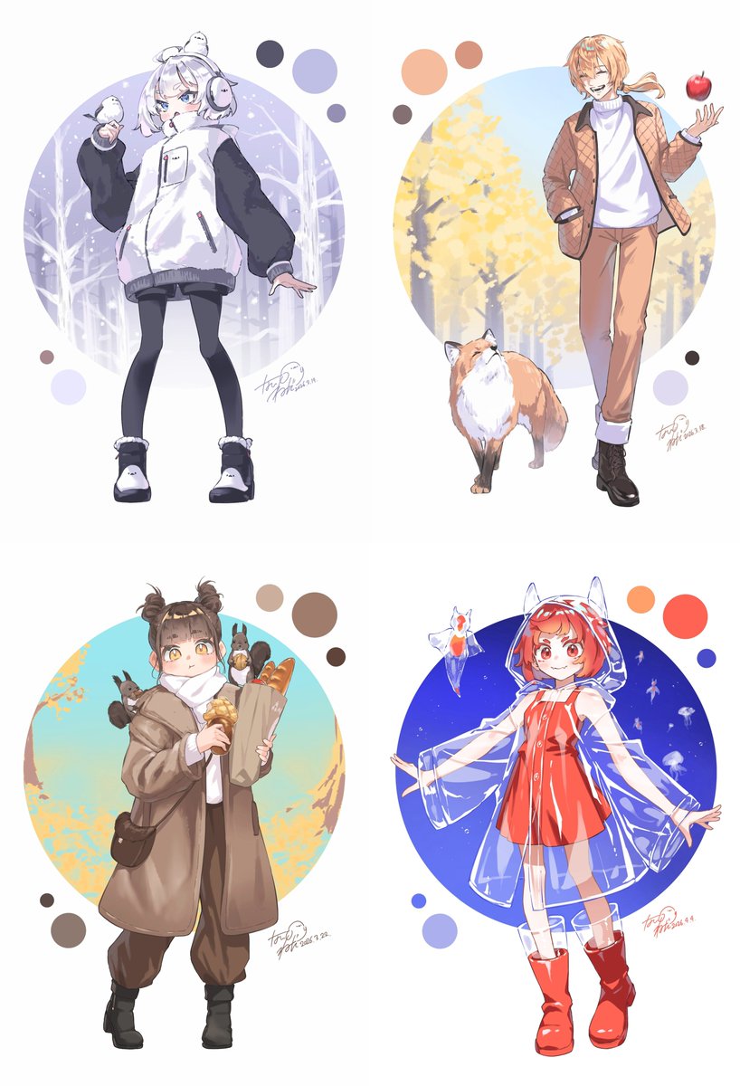 Naim0n0nedari_'s tweet photo. #凍結祭りでフォロワー減ったから自己紹介して逆に増やす
擬人化ocなど描いています🖌️
動物モチーフが多いです✨ https://t.co/FT4deGYZLZ