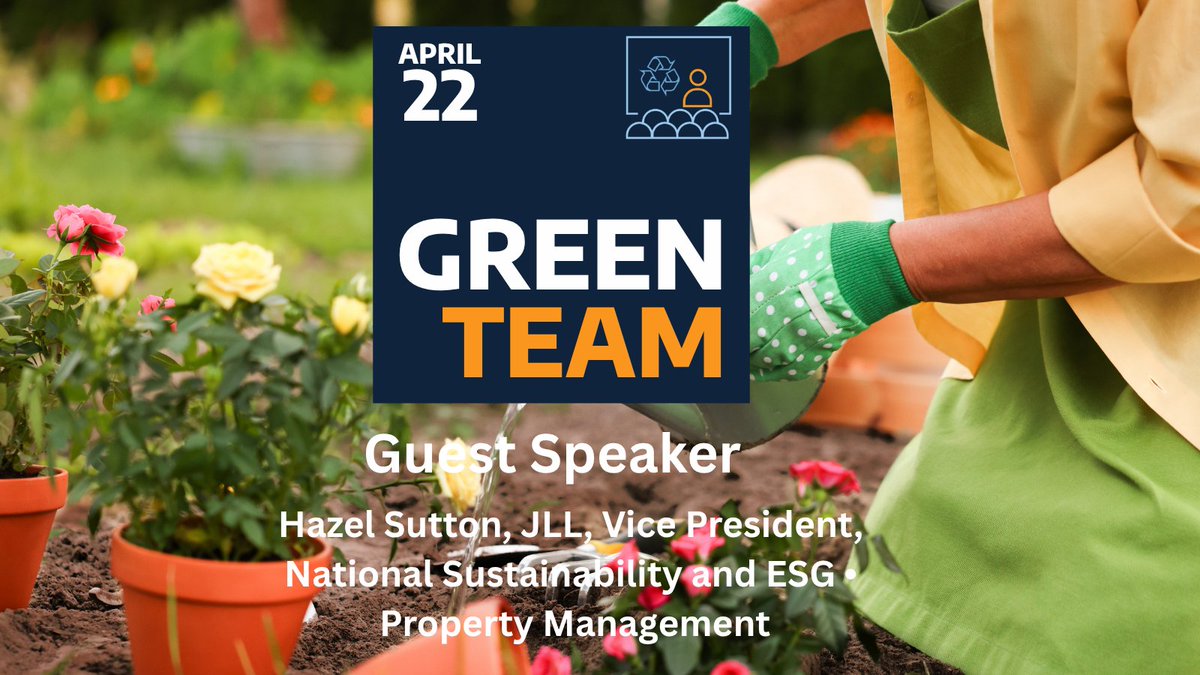 Engaging Green Team Meeting featuring special guest speaker Hazel Sutton, Vice President of National Sustainability and ESG for PM at JLL.

Date: April 22, 2026
Time: 9:00 AM - 10:30 AM

conta.cc/4t3rfLs

#CSQOttawa #CSQSustainability #JLL #JLLSustainability #CSQGreenTeam