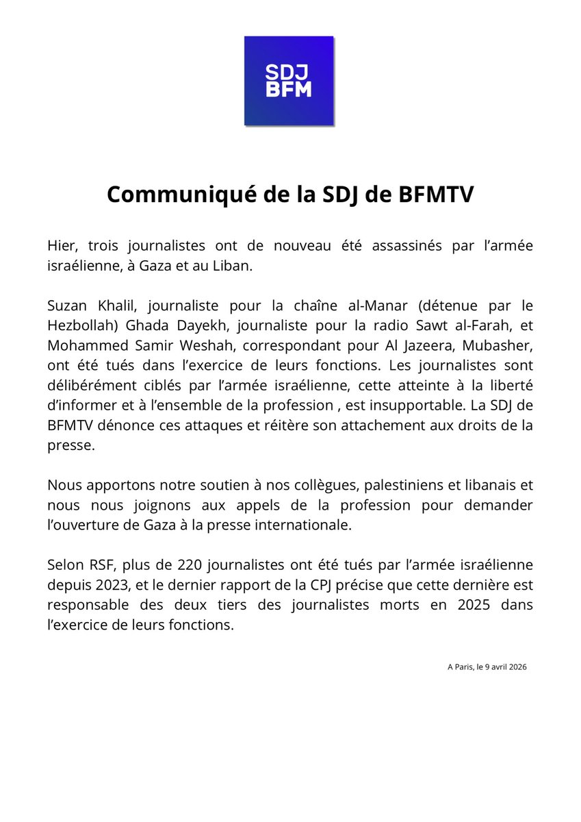 SDJ BFMTV tweet media
