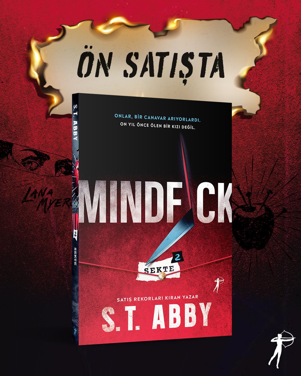 artemiskitap's tweet photo. BEKLENEN AN GELDİ! Satış rekorları kıran yazar S. T. Abby’den Mindf*ck serisinin ikinci kitabı Sekte, ŞİMDİ @tamadrescom’da ön satışta! 🍎🔪

#ArtemisYayınları #Mindfck https://t.co/Nki34B11y9