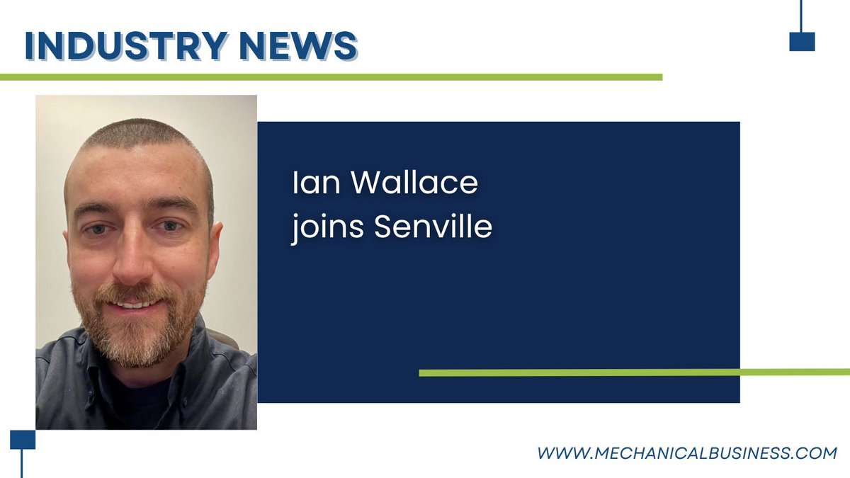 MechBusiness's tweet image. Ian Wallace has joined Senville as a business development manager. 
.
.
.
Click on the link for more details: buff.ly/Lu9QEsD 
#Senville #HVAC #heating #cooling