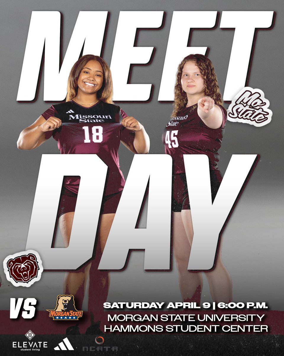 MoStateAcro's tweet photo. Celebrating our Seniors Tonight🐻🎓

🆚 Morgan State
⌚️ 6:00 p.m.
📍 Hammons Student Center
🎥 https://t.co/bFbUgT7c5g

#NeverSettle #GoBears https://t.co/c9WjQ8sA8j