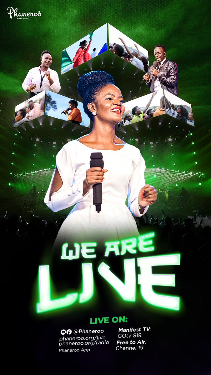 RyanzMedia's tweet photo. It is the day that the Lord has made. Rejoice, we are LIVE! 

https://t.co/H4YT26efW5

#Phaneroo | #LiveNow https://t.co/FWEeVZ7QGw