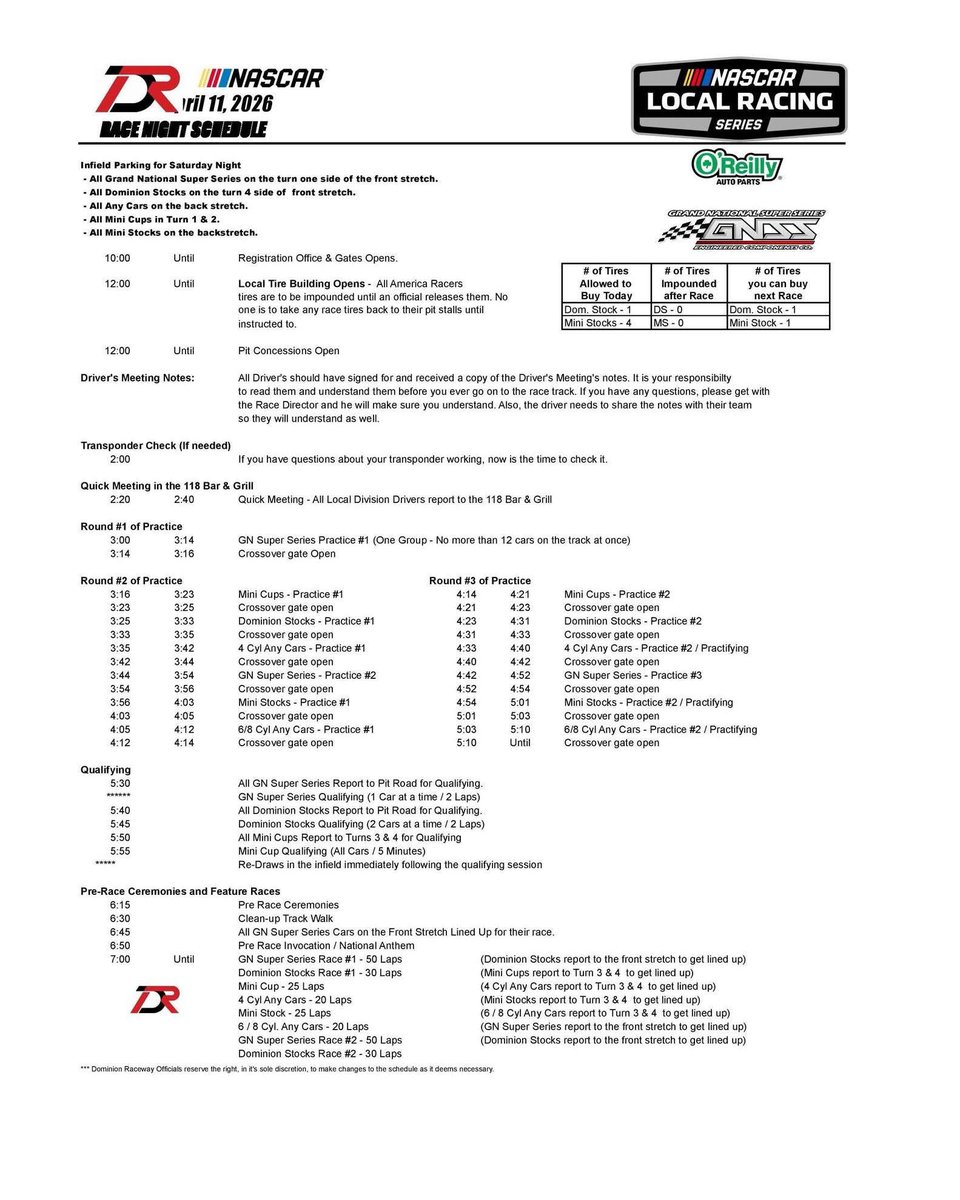 Dominion Raceway tweet media