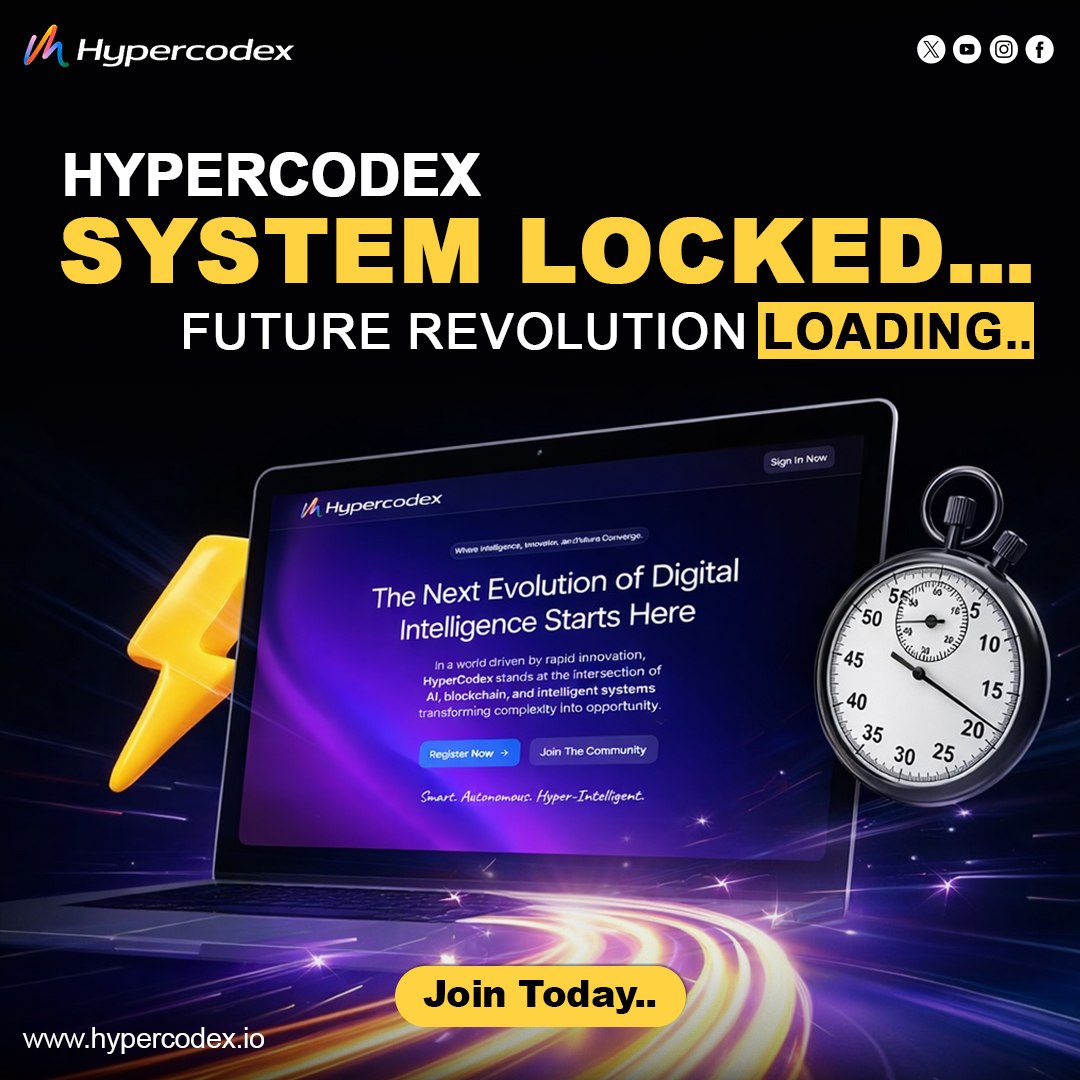 the_hypercodex's tweet image. SYSTEM LOCKED. FUTURE LOADING

Something big is about to unlock 

HyperCodex is redefining how AI and Web3 work together
Faster systems
Smarter execution
Real momentum building

This is not an update
This is a shift

Join now
hypercodex.io

#HyperCodex #AI #Web3