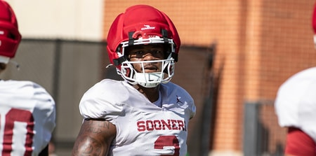 BPrzybylo's tweet photo. “Physically? I was there, but this year I’m more comfortable with everything, so I can play faster, more comfortable." - Omarion Robinson

It was a mental thing &amp; Robinson is 'ready' this year for #Sooners.

https://t.co/oTA6ScckrQ https://t.co/4yi9zNelfw