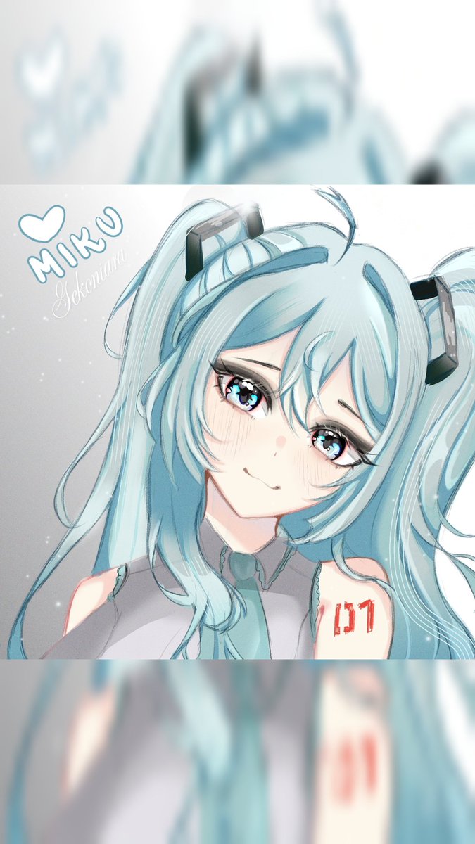 GekoniaraA's tweet photo. Hatsune Miku fan art #hatsune #mikuhatsune #vocaloidfanart #fanartㅤㅤㅤㅤ https://t.co/7OWU8qrOGN