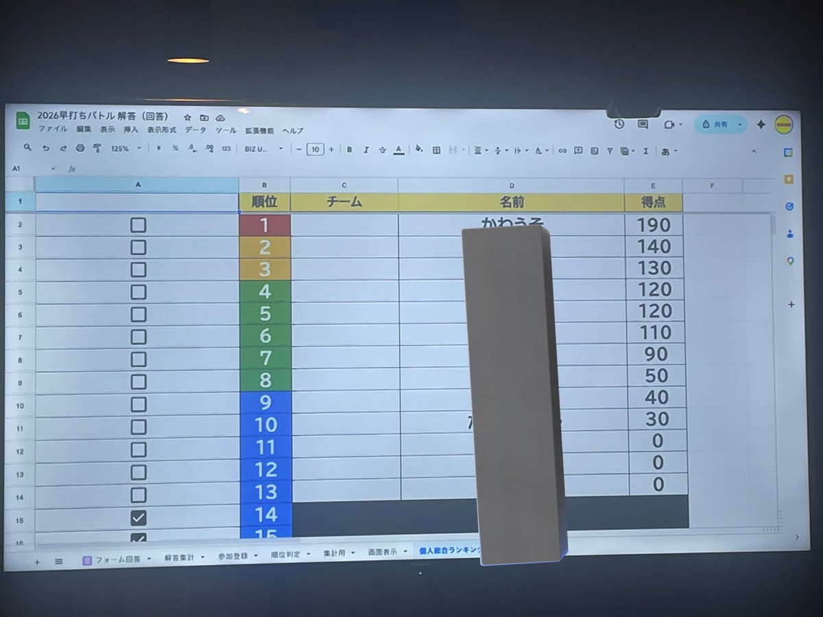 ni3_03's tweet photo. #スアール秋葉原 #クイズとくかむ

絶好調でした！！
Vlogと早打ちで1位！ 
めちゃめちゃ楽しかったです〜！！！

にしてもビンゴが作れないのは何故だ🙃 https://t.co/sxEz2oK5zu