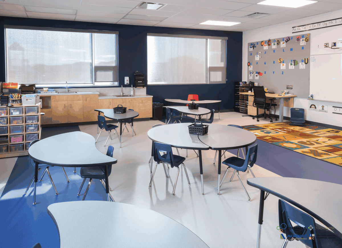 Located in Grande Prairie’s O’Brien Lake subdivision, École Catholique Louis Riel is a French immersion pre-K to Grade 8 school designed to support modern learning🤩 

Learn more about the project: bit.ly/41LvSO9 

#projectspotlight #creatingspaces #transforminglives