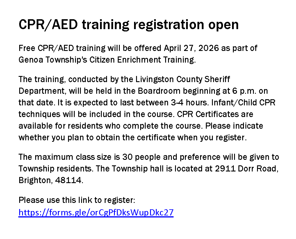 Genoa Township tweet media