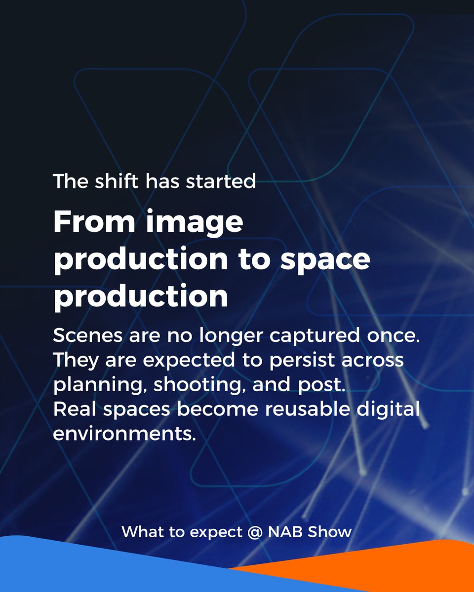 XGRIDS_OFFICIAL's tweet image. A shift is happening: From image production → space production

What to expect at #NAB2026: Real locations are becoming persistent, reusable digital environments used across previs, production, and VFX.

Visit us at Booth C3337
🎬 Demo Day | April 19 | W216

#3DGS #VP #Filming