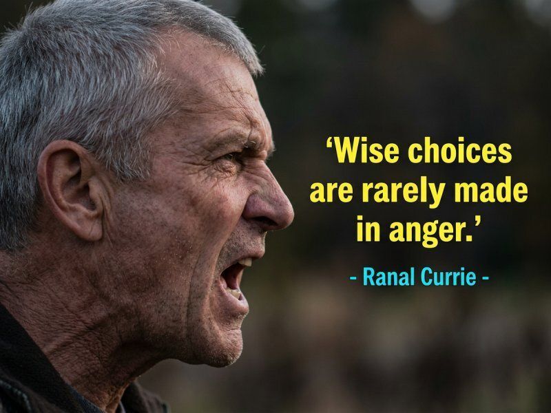 Ranal55's tweet image. Wise choices are rarely made in anger.
 
#quote #quotesmith55 #anger #choices #ThursdayThoughts