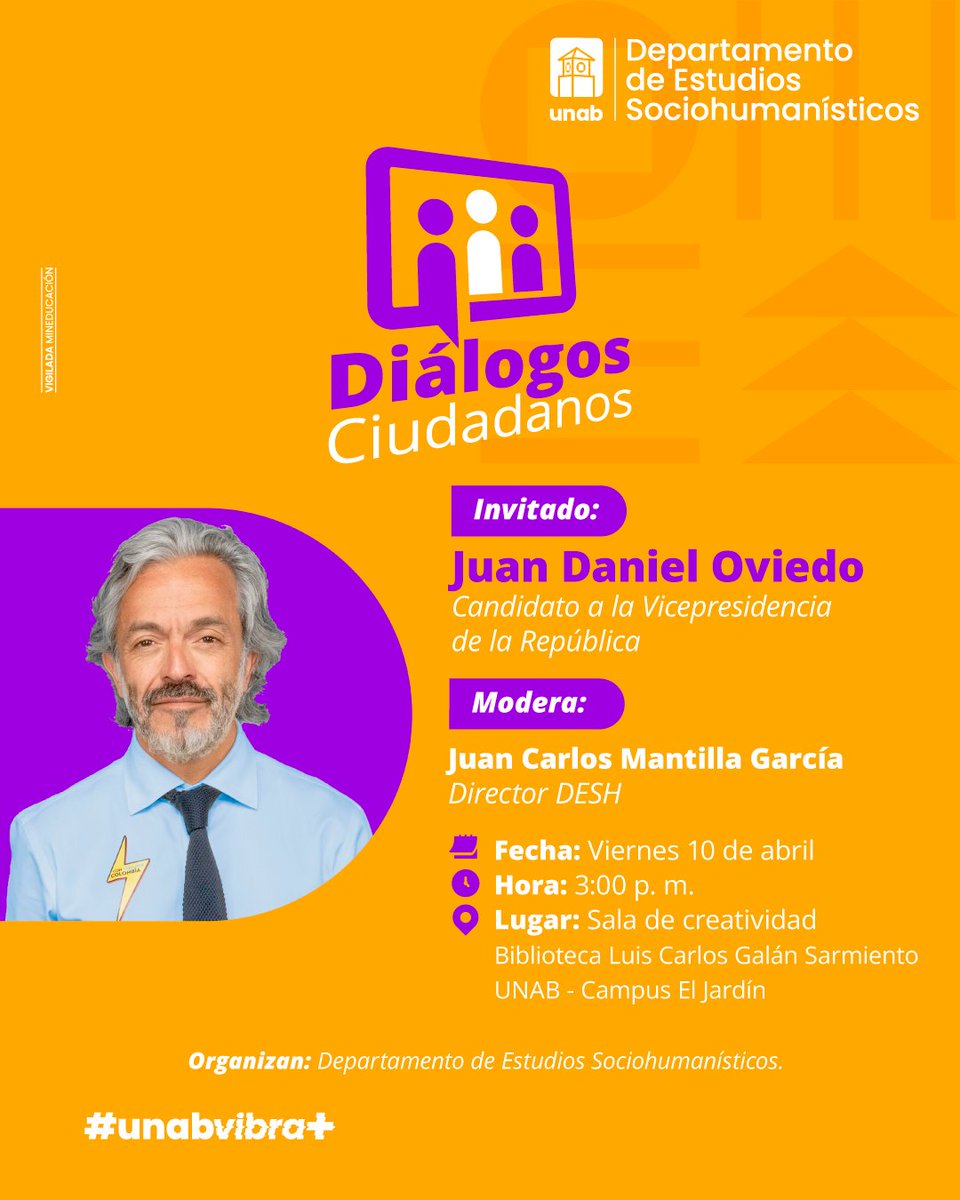 unab_online's tweet image. #ComunidadUNAB | Fomentar el pensamiento crítico también es generar escenarios donde las voces se encuentran 🤝. ¡Este es uno de ellos! Acompáñanos 👇.

#Universidad #UNAB