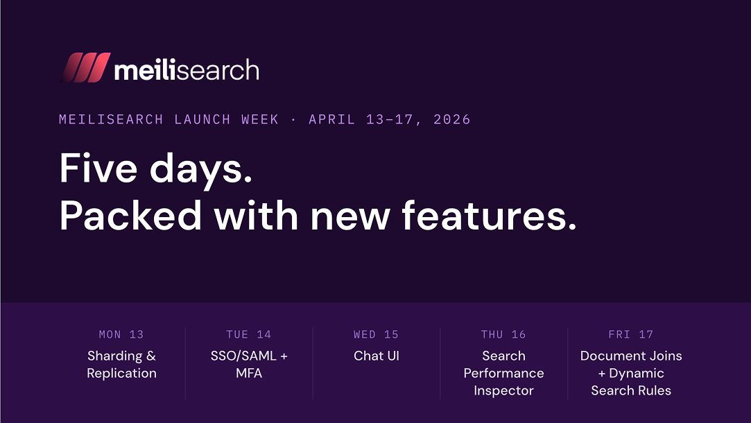 Meilisearch tweet media