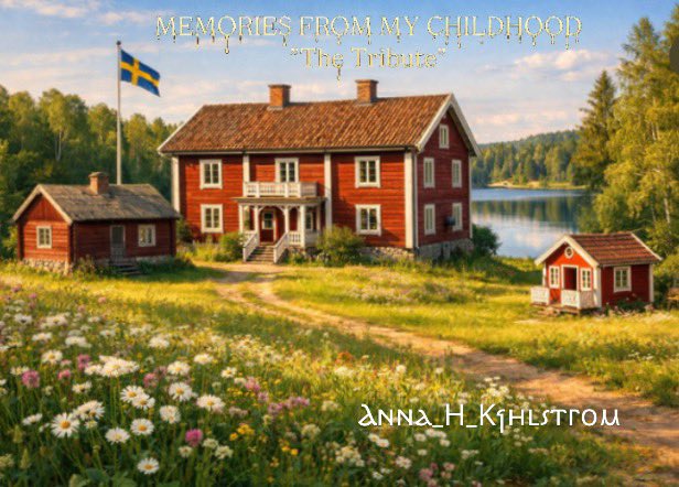 AnnaHelenaK's tweet photo. MEMORIES FROM MY CHILDHOOD 

              ”The Tribute”

🌊 .·:*¨¨*:·. 🌊 .·:*:·. 🌊 .·:*¨¨*:·. 🌊

        Memories of Hälsingland 

In the heart of Swedish Hälsingland, where forests meet pristine lakes, lies a cherished childhood sanctuary. 
Each chapter, each word holds stories of summer adventures, quiet moments,
In our life is often the beautiful memories we keept inside our hearts the most precious and important thing we have.

You are welcome to read my whole story in my blog ⚛���

By:
Ⲁⲛⲛⲁ_Ⲏ_Ⲕⳕⲏⳑ⳽ⲧⲅⲟⲙ