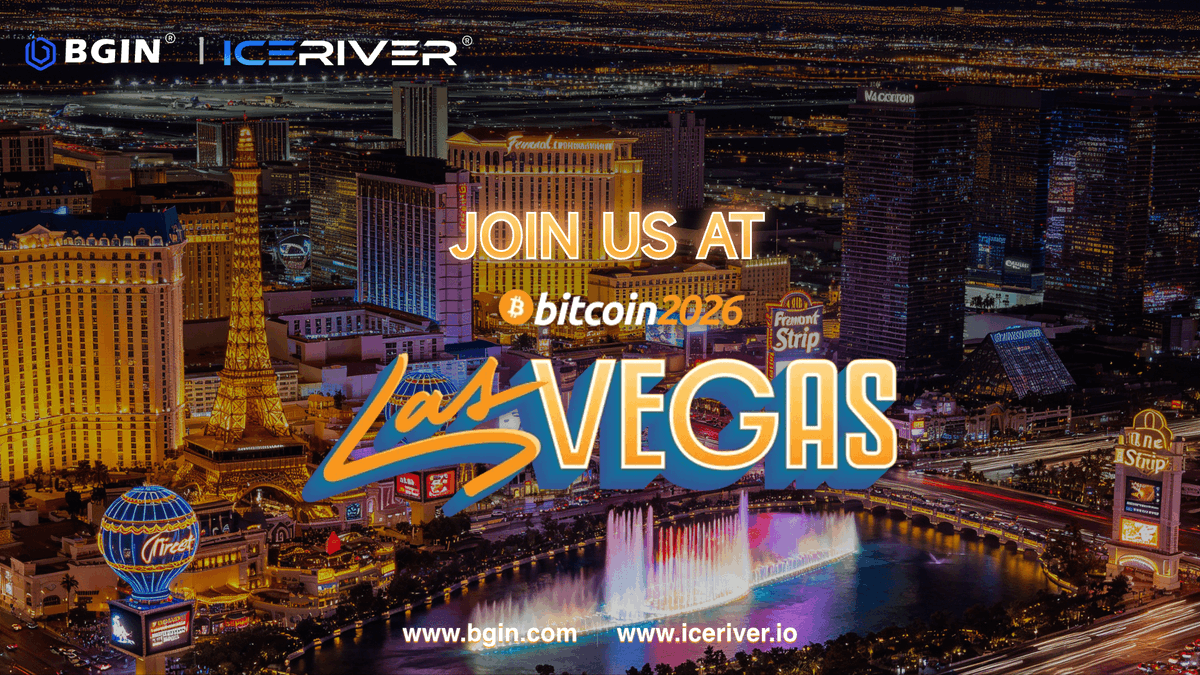 Bgin_Blockchain's tweet photo. BGIN will be at @TheBitcoinConf in Las Vegas!📸

We look forward to connecting with industry peers, investors, partners, and members of the Bitcoin mining ecosystem during the event.

🗓️ April 27–29 丨📍The Venetian, Las Vegas

See you in Vegas!🎊
#BGIN #Bitcoin2026 #Bitcoin $BTC #BitcoinMining #LasVegas