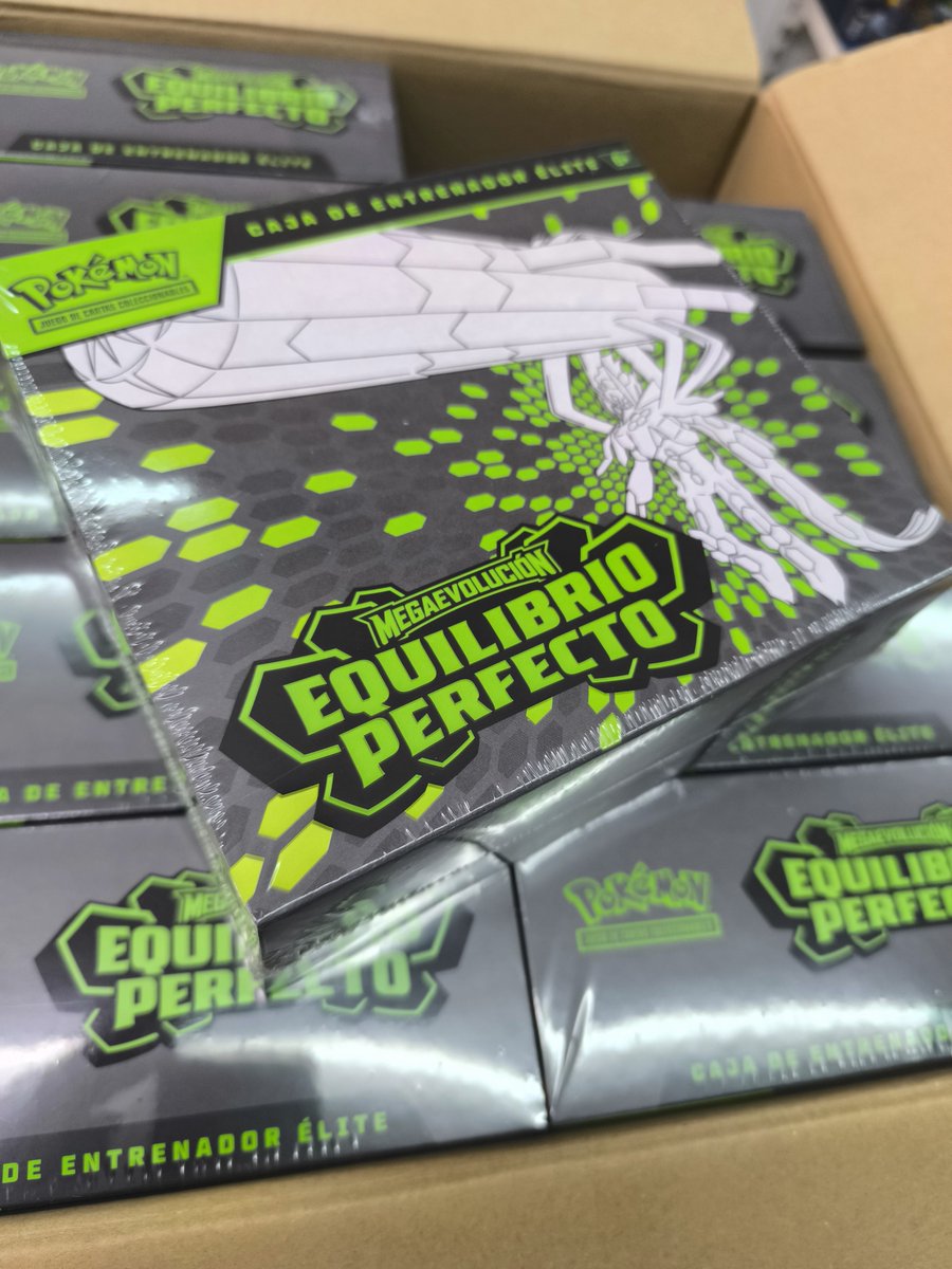 💥NOVEDAD #Pokemon 💥
Por fin están aquí las ETB de #EquilibrioPerfecto (español)
Pocas unidades! Disponibles en tienda física y online
👉lamaquinadeltemps.com/7-pokemon

#Badalona