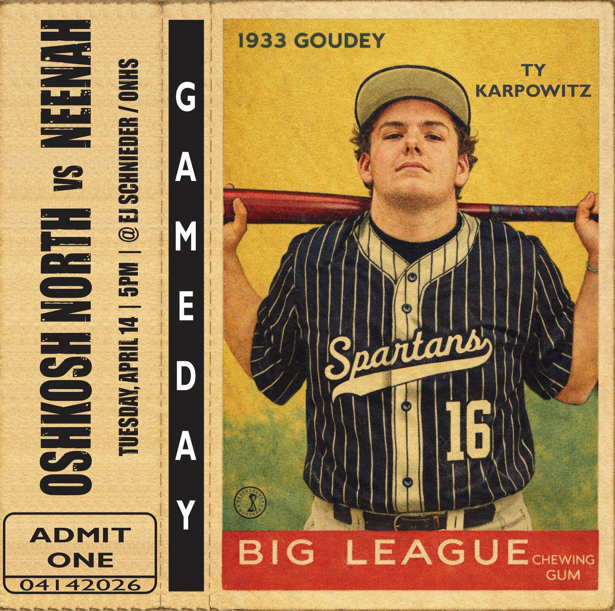 Oshkosh North Baseball tweet media