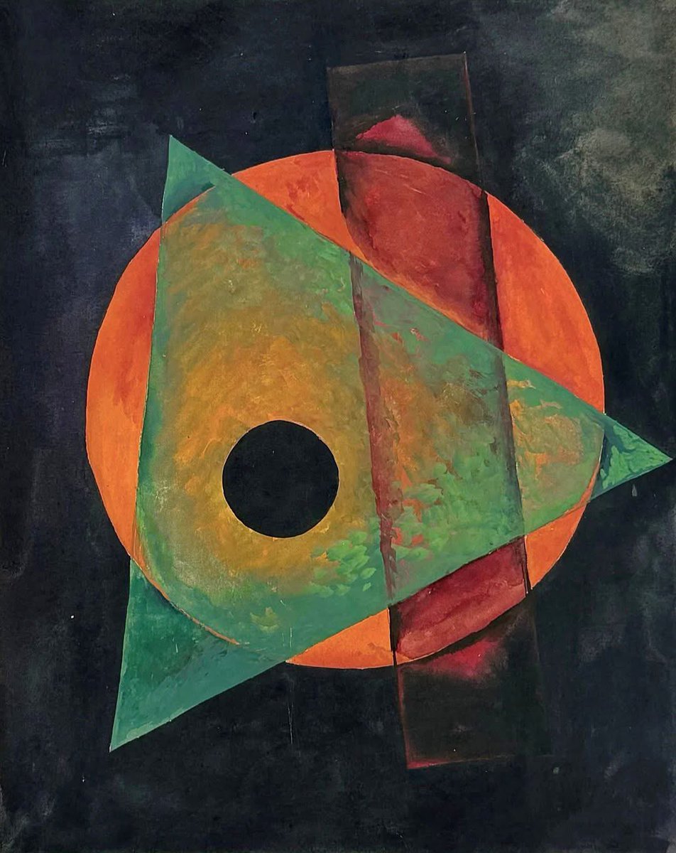olgatuleninova's tweet photo. Ivan Kliun (1873-1943) - Abstract Suprematist Composition , ca 1917 . https://t.co/D6Lib8I3wn