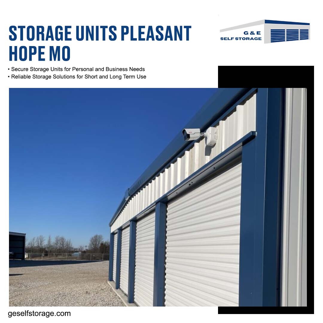 geselfstorage's tweet image. Reclaim your peace of mind and your home’s extra space! 🏠✨

Our storage units in Pleasant Hope, MO, offer the secure, reliable, and convenient solution you need for both short and long-term storage.

Book your secure unit today: geselfstorage.com

 #SecureStorage