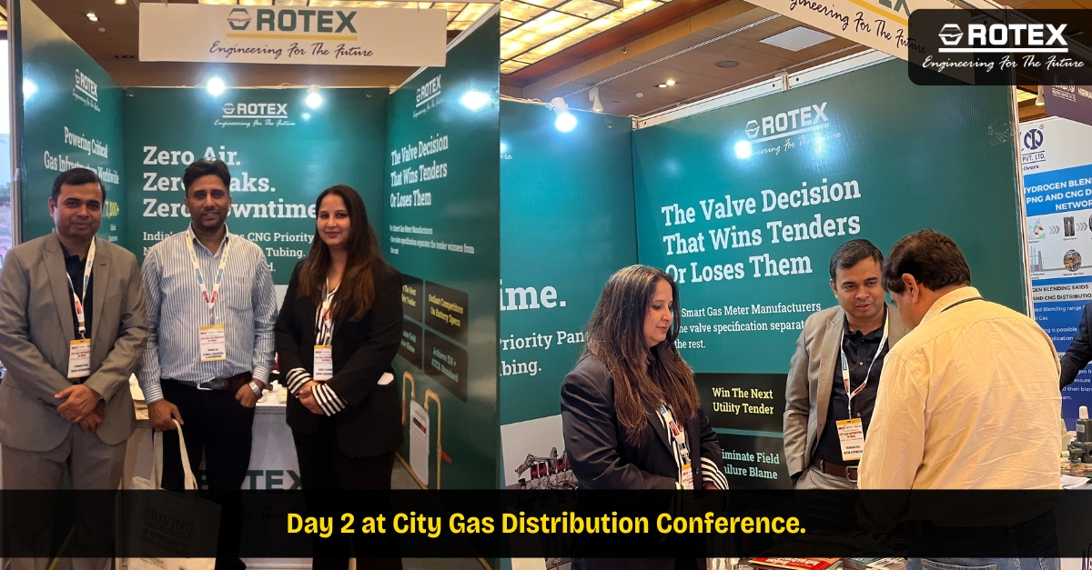 RotexAutomation's tweet photo. Day 2 wrapped strong at CGD Conference.

Powerful conversations and real impact at Booth 14.
Honored to host Bhashit Dholakia, CEO, IndianOil–Adani Gas Pvt Ltd.

𝗦𝘁𝗮𝘆 𝗰𝗼𝗻𝗻𝗲𝗰𝘁𝗲𝗱: https://t.co/77Gt3UZeYT
Let’s solve what matters next. https://t.co/p9r5M7gWnq