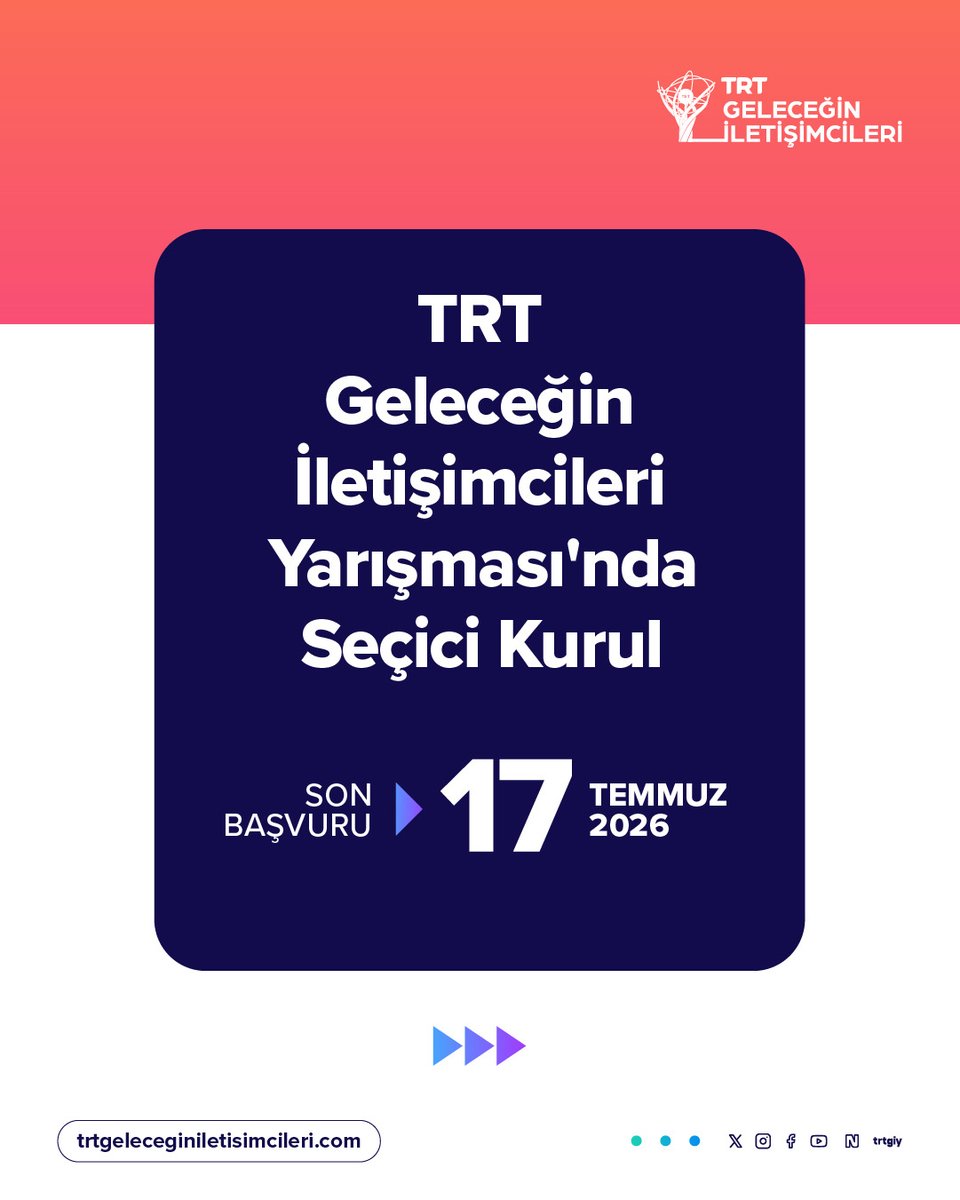 TRT Geleceğin İletişimcileri Yarışması tweet media