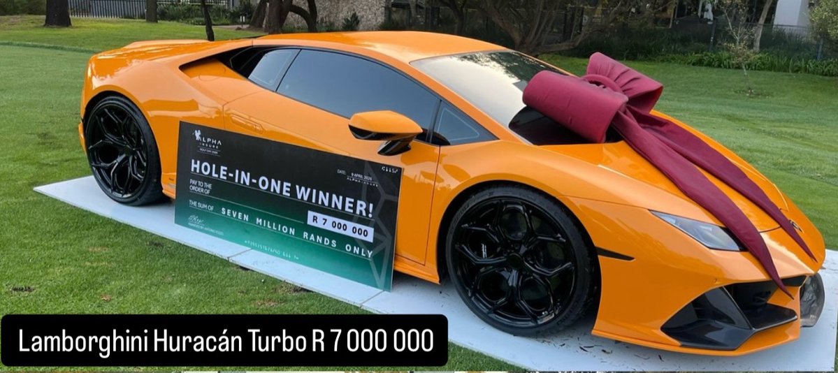 Zero2Turbo's tweet image. Some serious Hole In One prizes available at the Alpha Insure Golf Day at Houghton Golf Club...

Which would you love to take home?

#Lamborghini #Ferrari #HoleInOne