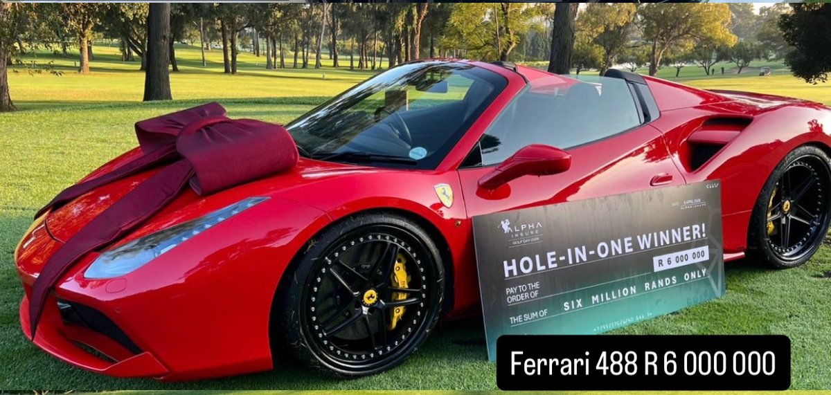 Zero2Turbo's tweet image. Some serious Hole In One prizes available at the Alpha Insure Golf Day at Houghton Golf Club...

Which would you love to take home?

#Lamborghini #Ferrari #HoleInOne