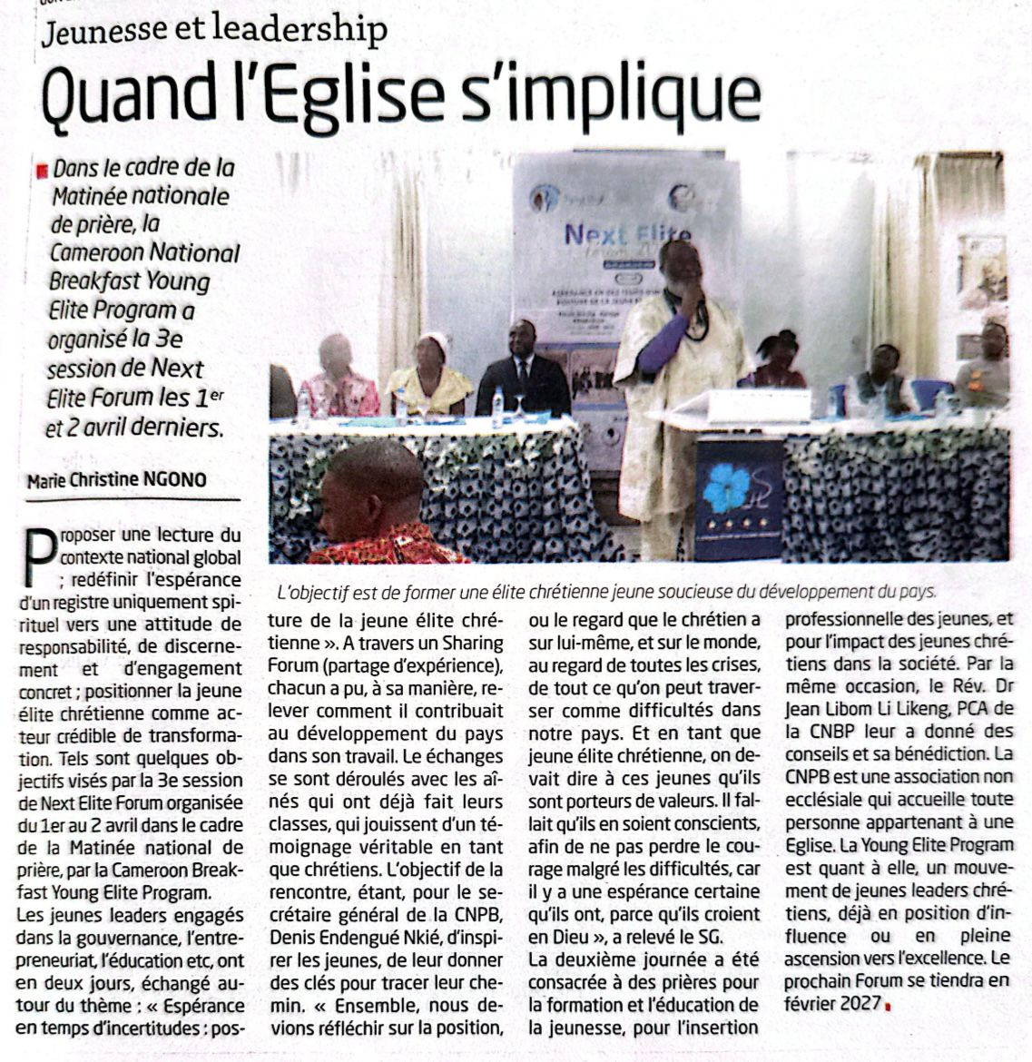 CNPB_Officiel's tweet photo. Quelques nouvelles du récent Next Elite Forum organisé par la CNPB 👆🏻👇🏼
🇨🇲🇨🇲🇨🇲🇨🇲🇨🇲🇨🇲🇨🇲🇨🇲🇨🇲🇨🇲🇨🇲
Some news on the recent Next Elite Forum organized by the CNPB👆🏻👇🏼 https://t.co/fkRuMjv7GK