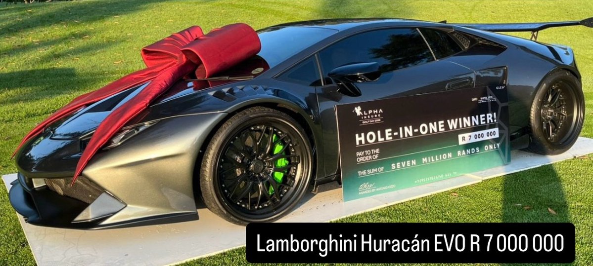 Zero2Turbo's tweet image. Some serious Hole In One prizes available at the Alpha Insure Golf Day at Houghton Golf Club...

Which would you love to take home?

#Lamborghini #Ferrari #HoleInOne