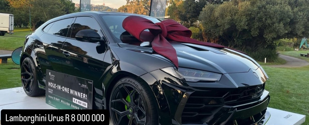 Zero2Turbo's tweet image. Some serious Hole In One prizes available at the Alpha Insure Golf Day at Houghton Golf Club...

Which would you love to take home?

#Lamborghini #Ferrari #HoleInOne