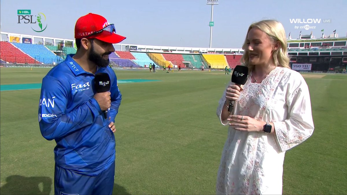 Babarwani08's tweet photo. Q - What were your plans against LQ?

Shadab Khan said, "Nothing special. They were already under pressure. I didn't bowl well, but still got 2 wickets". (smiles) https://t.co/cCqJXwQodd