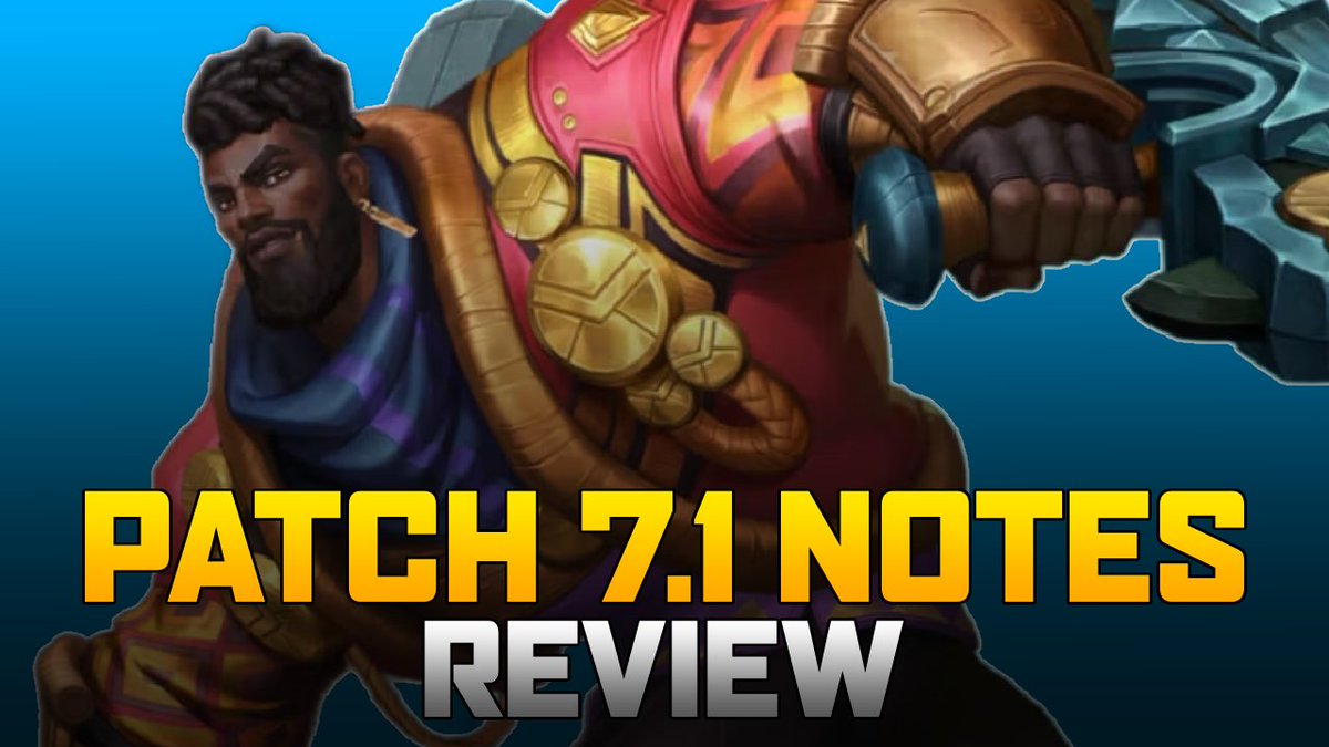 I go through the Patch 7.1 notes and my fave so far is the Rune changes because oof I need something fresh honey! x

Watch here:
youtu.be/YXhqokr-Znc