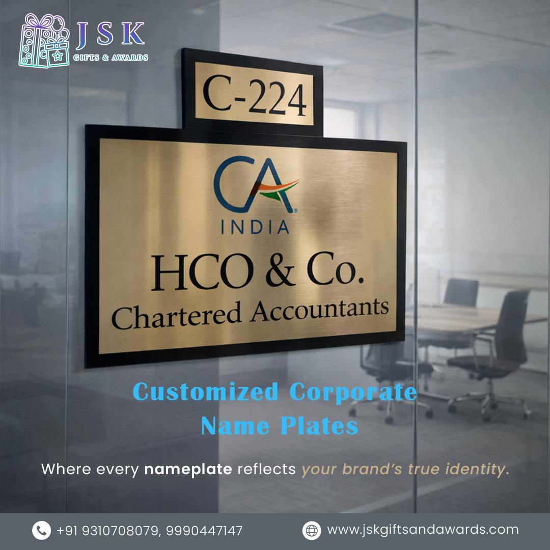 jskgiftsawards's tweet image. Enhance your office identity with customized corporate name plates that reflect professionalism and brand excellence. Our premium-quality designs are crafted to give your workspace a sophisticated and lasting impression.

📞 Contact us today

#CorporateNamePlates #OfficeBranding