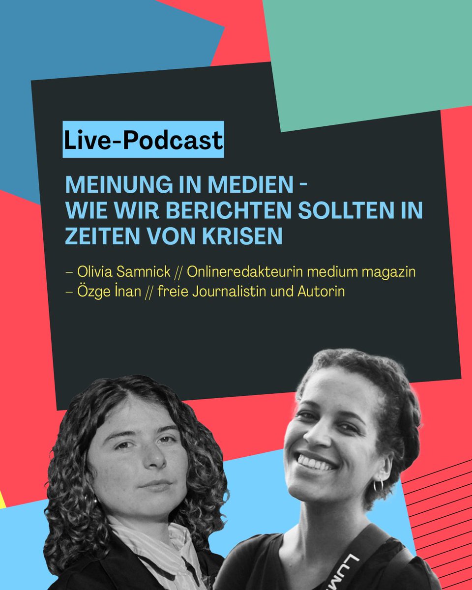 mediummagazin's tweet image. 📻Hörtipp📻

Heute Abend ist @FvCastell bei @meret_reh im #BlueMoon von Radio Fritz (@rbb24) zu Gast. Die beiden reden mit Hörer:innen über den Einstieg in den Journalismus - und dazu passend auch über das #MedienCamp2026: 
medien-camp.com