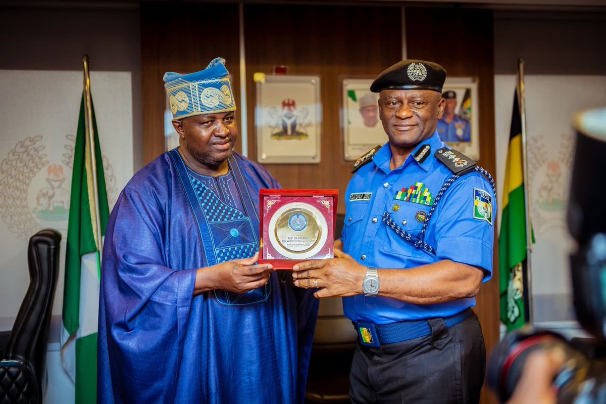 PoliceNG's tweet photo. IGP TUNJI DISU RECEIVES PCRC DELEGATION ON COURTESY VISIT, REAFFIRMS COMMITMENT TO FRUITFUL PARTNERSHIP  

The Inspector-General of Police, IGP Olatunji Rilwan Disu, psc(+), NPM,  received a delegation from the Police Community Relations Committee (PCRC) on a courtesy visit at the Force Headquarters, Abuja. 
The PCRC delegation, led by the National Chairman, Alhaji Mogaji Ibraheem Olaniyan, comprised key members of the National Executive Committee and representatives from various regional commands. 

In his remarks, Alhaji Mogaji Ibraheem Olaniyan congratulated IGP Olatunji Disu on his appointment and reaffirmed the PCRC’s loyalty and steadfast support for the Nigeria Police Force. He commended the Inspector-General for his consistent recognition of the PCRC’s strategic contributions to national security.

Responding, IGP Olatunji Rilwan Disu expressed profound appreciation for the PCRC’s sustained support to the Force. He assured the delegation of the Force’s full cooperation, charging PCRC leadership to maintain strict oversight and ensure that PCRC identification is used exclusively for legitimate purposes and intelligence gathering. The Inspector-General emphasized that members should remain exemplary citizens to preserve the integrity of the partnership.

This engagement underscores the commitment of the Nigeria Police Force to fostering strong community relations and collaborative security efforts nationwide.

DCP ANTHONY OKON PLACID psc(+) mni
Force Public Relations Officer
Force Headquarters, Abuja
9th April, 2026
