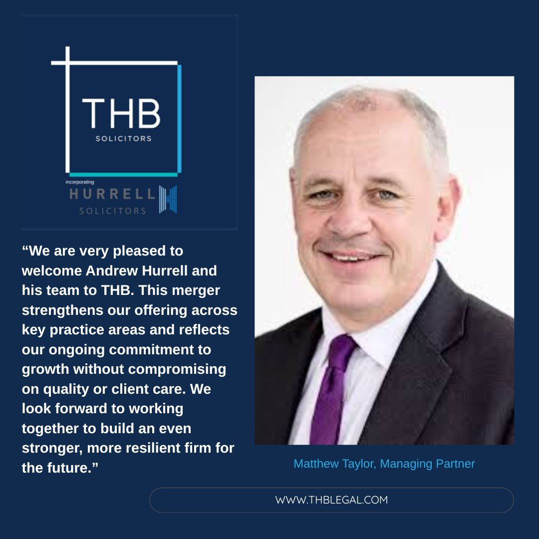 thblegal's tweet image. Following our merger, some of our Senior Team are sharing their positive vision for the future. We’re strengthening our private client and #conveyancing services to bring you more expert #legaladvice. See what they have to say thblegal.com/news/thb-and-h… #privateclientservices
